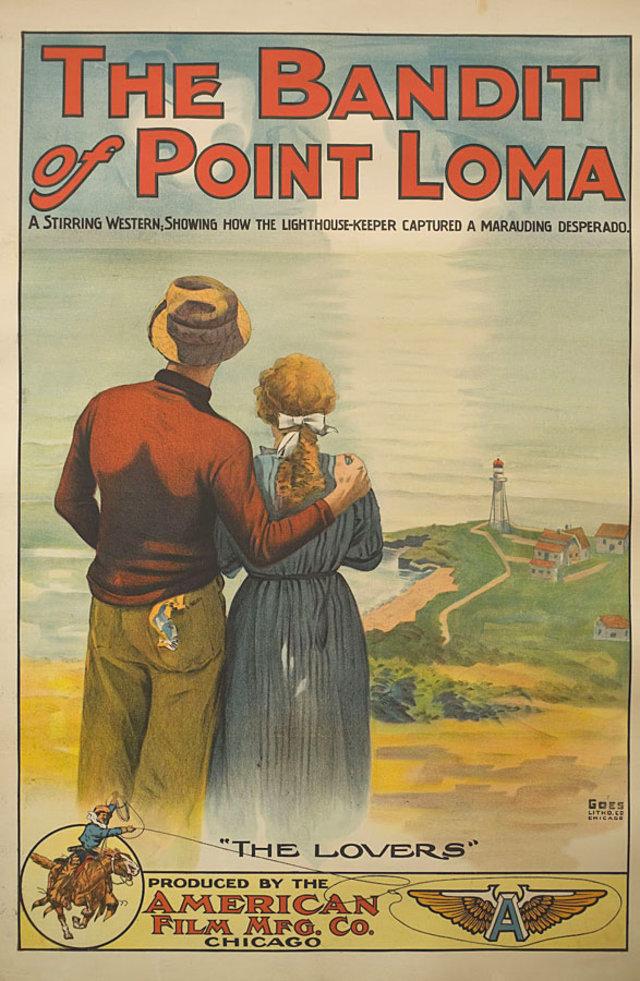 The Bandit of Point Loma Original 1912 U.S. One Sheet Movie Poster