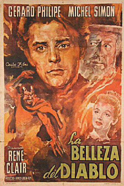 Beauty and the Devil Original 1950 Argentine Movie Poster