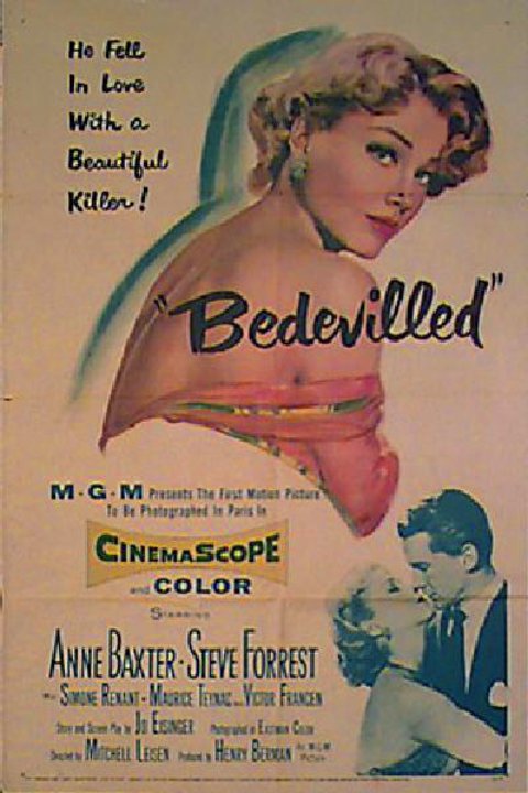 Bedevilled Original 1955 U.S. One Sheet Movie Poster