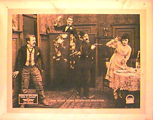 Beware of Boarders Original 1919 U.S. Scene Card