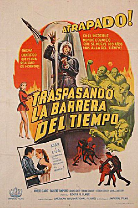 Beyond the Time Barrier Original 1959 Argentine Movie Poster