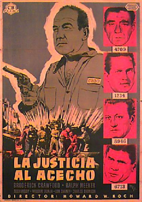 Big House U.S.A. Original 1955 Spanish B1 Movie Poster