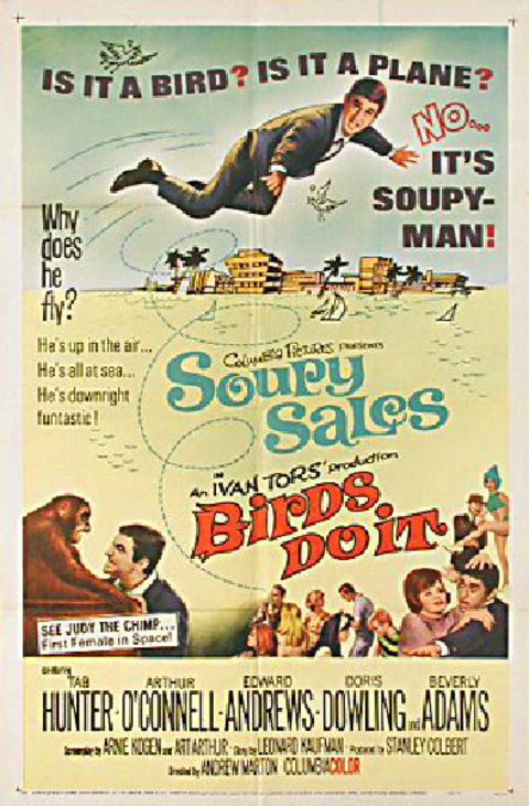 Birds Do It Original 1966 U.S. One Sheet Movie Poster