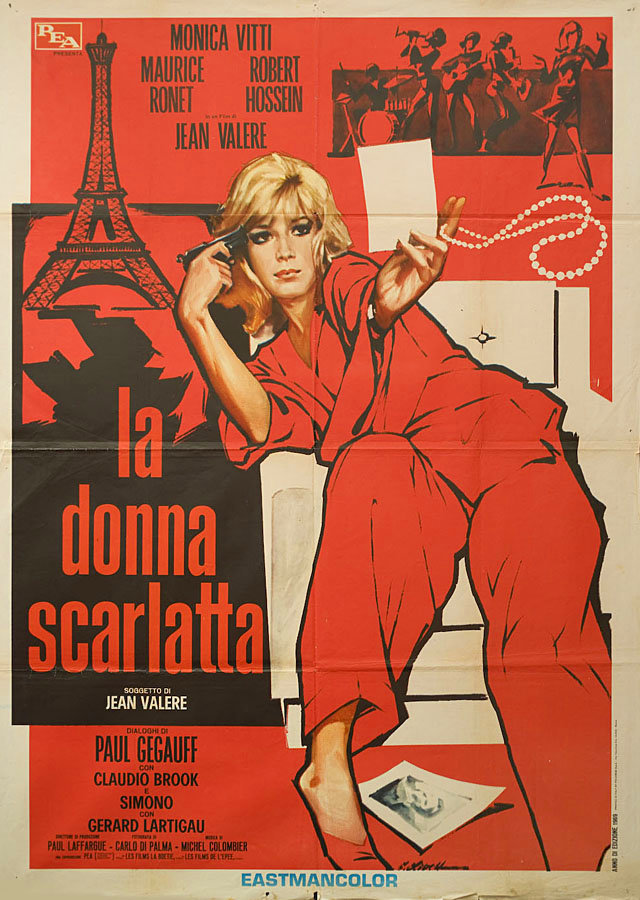 Scarlet Lady Original 1969 Italian Due Foglio Movie Poster