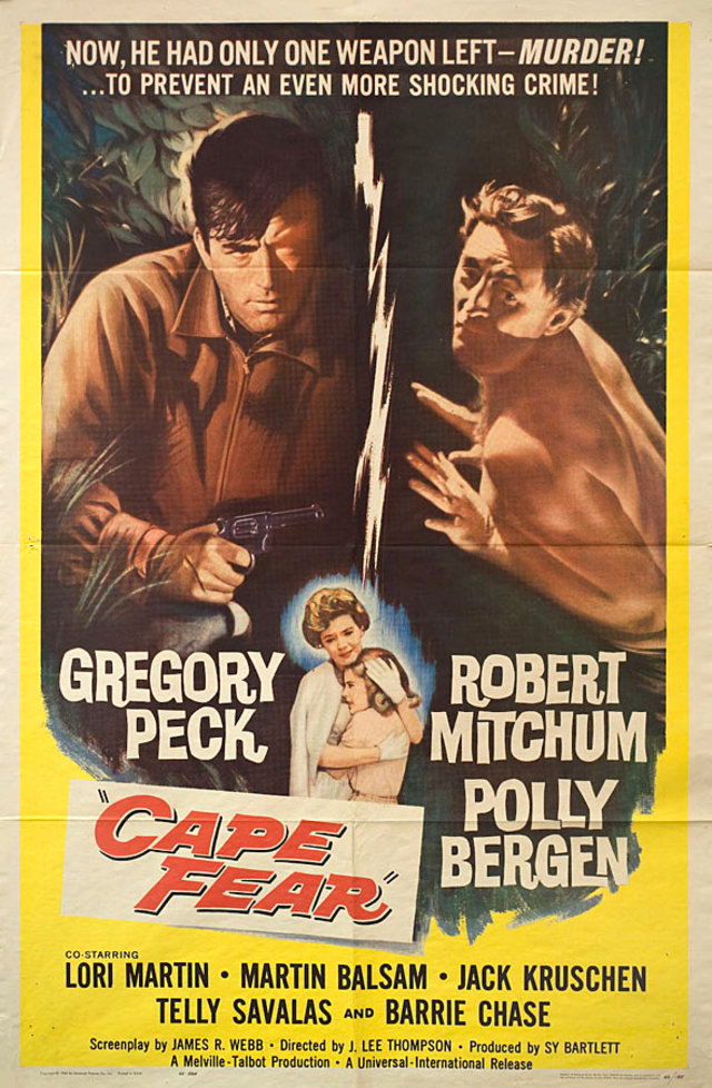 Cape Fear Original 1962 U.S. One Sheet Movie Poster