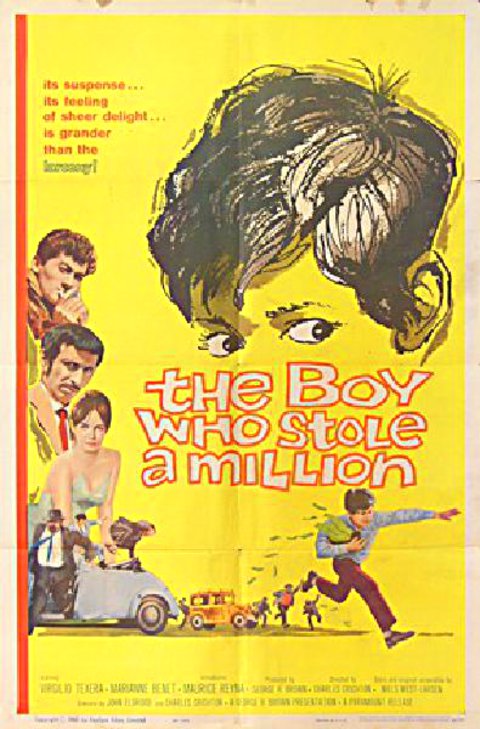 The Boy Who Stole a Million Original 1960 U.S. One Sheet Movie Poster