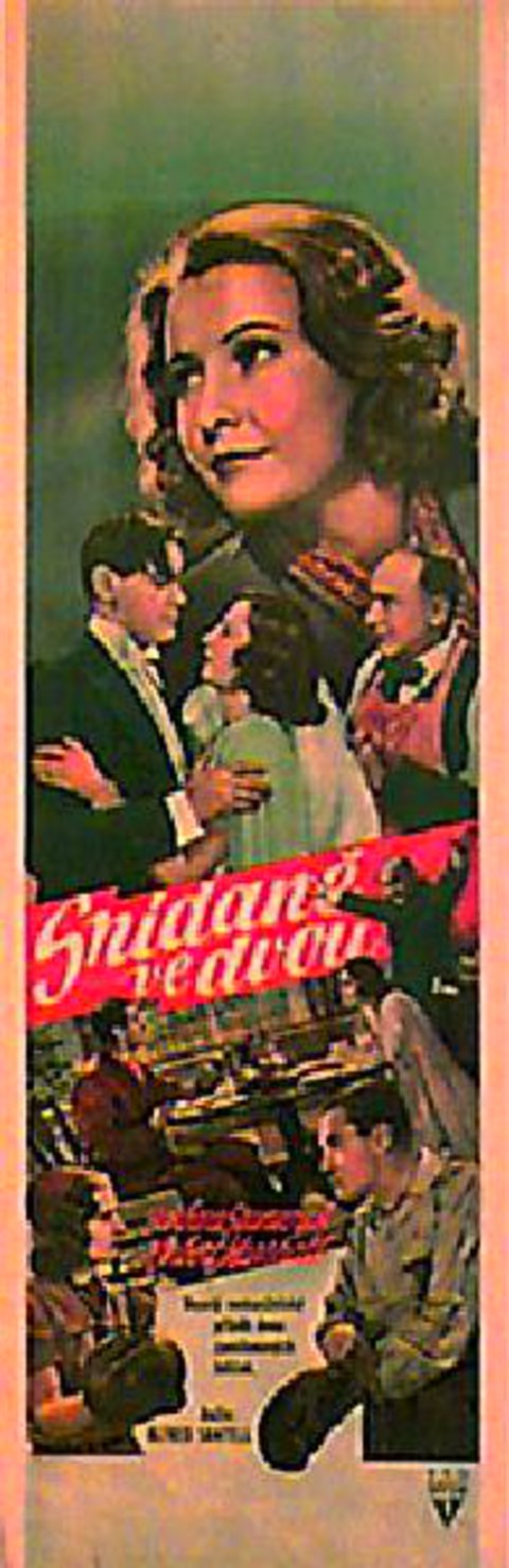 Breakfast for Two Original 1937 Czech Pre-War Movie Poster