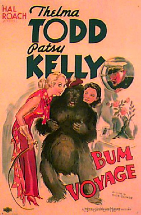 Bum Voyage Original 1934 U.S. One Sheet Movie Poster