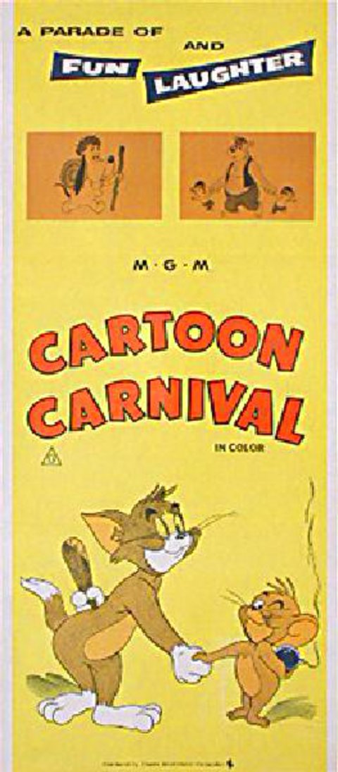 CARTOON CARNIVAL Original R1970s Australian Daybill Movie Poster