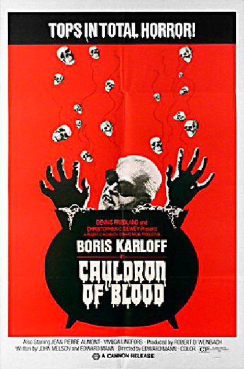 Cauldron of Blood Original 1970 U.S. One Sheet Movie Poster