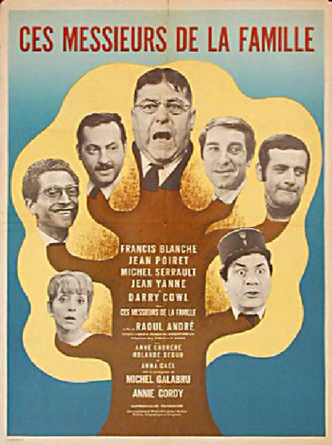 Ces messieurs de la famille 1967 French Moyenne Poster