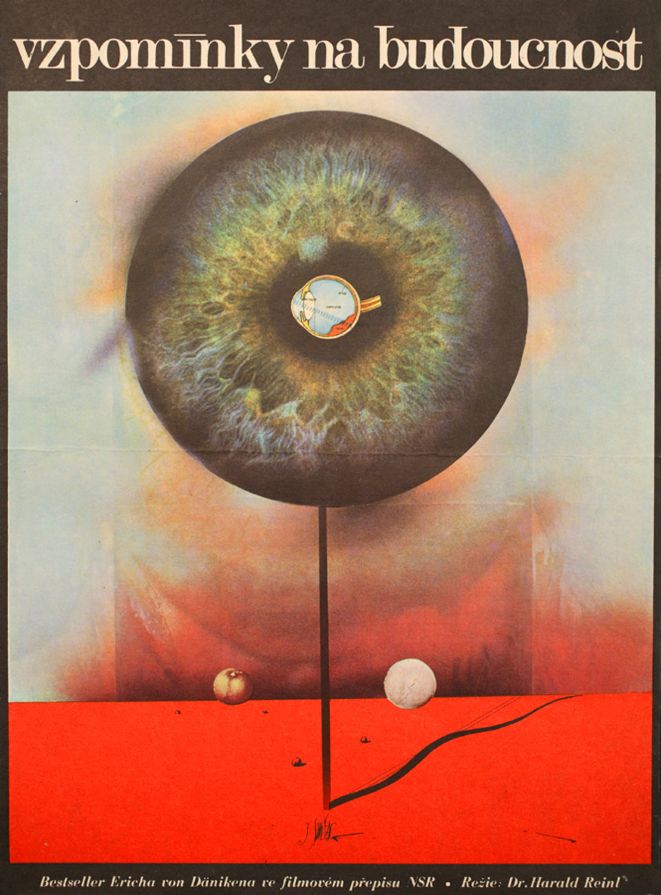 Chariots of the Gods Original 1971 Czech A3 Movie Poster