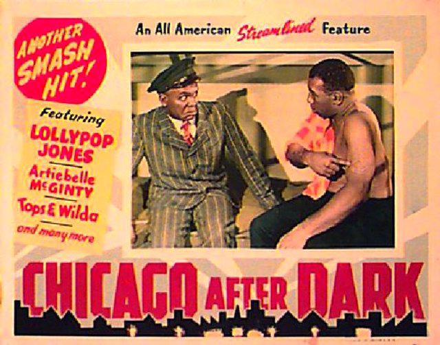 Chicago After Dark Original 1946 U.S. Scene Card