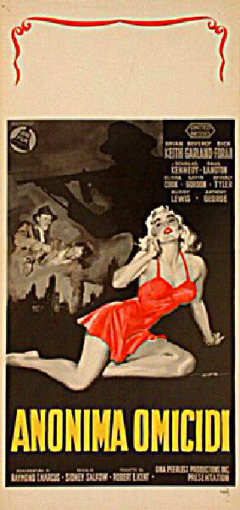 Chicago Confidential Original 1957 Italian Locandina Movie Poster