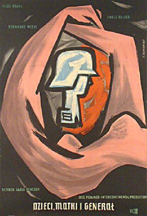 Children, Mother, and the General Original 1955 Polish A1 Movie Poster