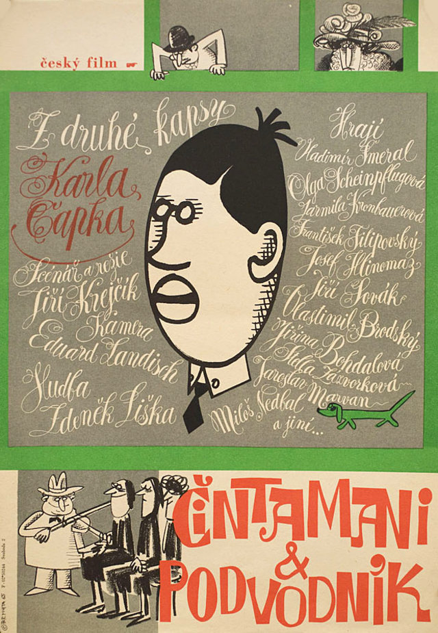 The Chintamani Carpet and a Swindler Original 1965 Czech A3 Movie Poster