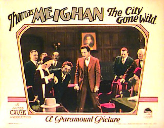 The City Gone Wild Original 1927 U.S. Scene Card