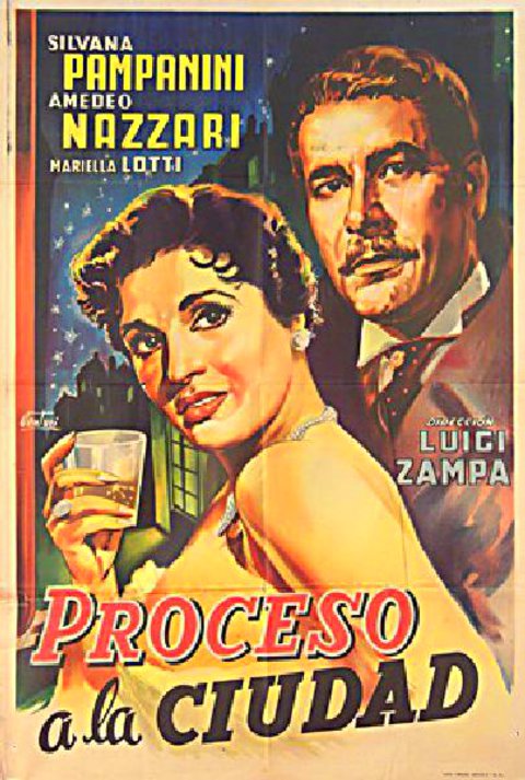 The City Stands Trial Original 1952 Argentine Movie Poster