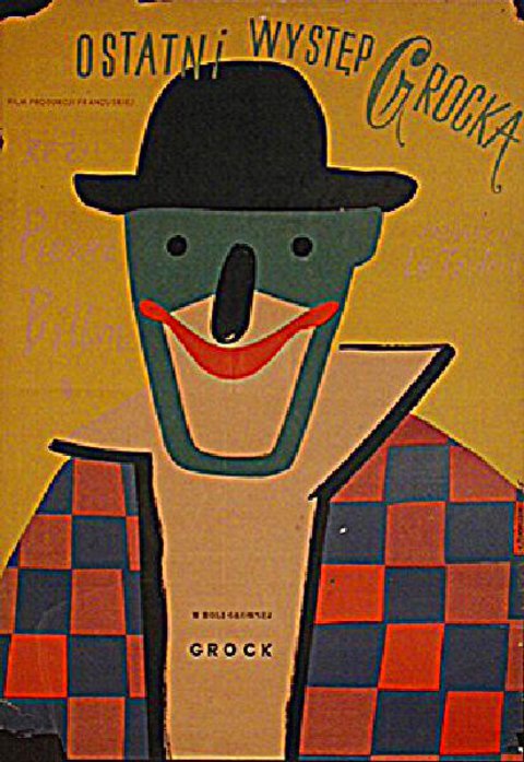 Au revoir M. Grock Original 1956 Polish A1 Movie Poster