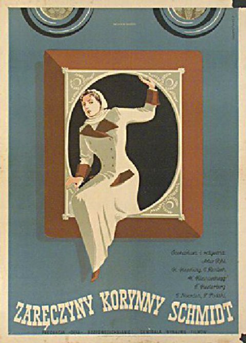 CORRINA SCHMIDT Original 1952 Polish B2 Movie Poster