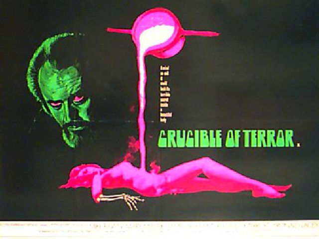 Crucible of Terror Original 1971 British Quad Movie Poster
