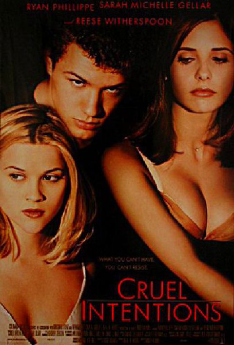 Cruel Intentions Original 1999 U.S. One Sheet Movie Poster