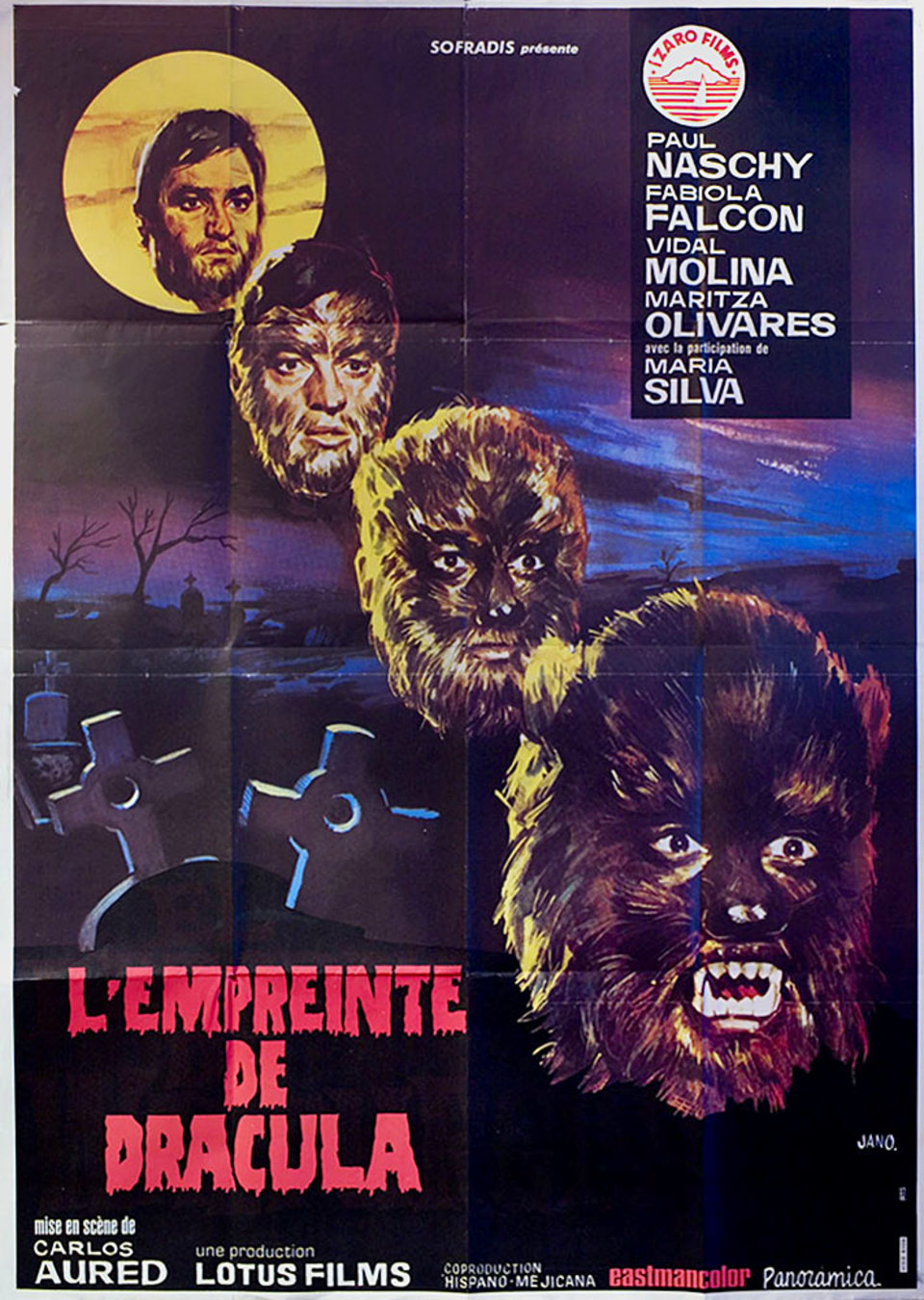 Curse of the Devil Original 1973 French Grande Movie Poster