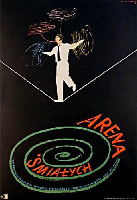 Daring Circus Youth Original 1953 Polish A1 Movie Poster