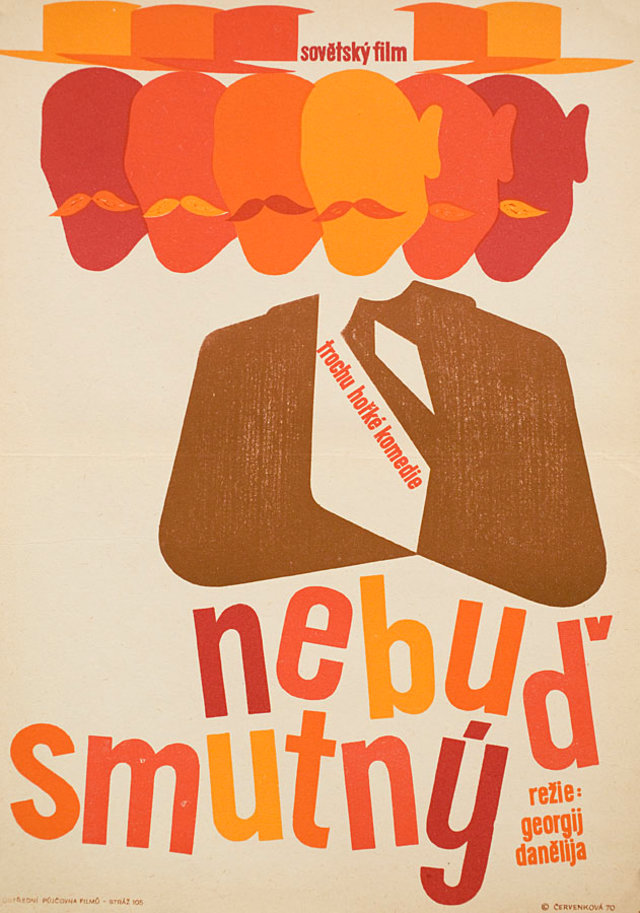 Don't Grieve Original 1970 Czech A3 Movie Poster