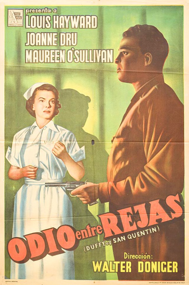 Duffy of San Quentin Original 1954 Argentine Movie Poster