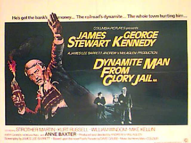DYNAMITE MAN FROM GLORY JAIL Original 1970s British Quad Movie Poster