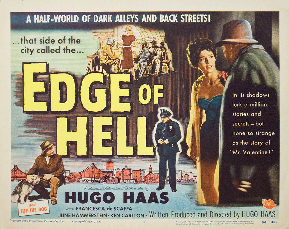 Edge of Hell Original 1956 U.S. Title Card