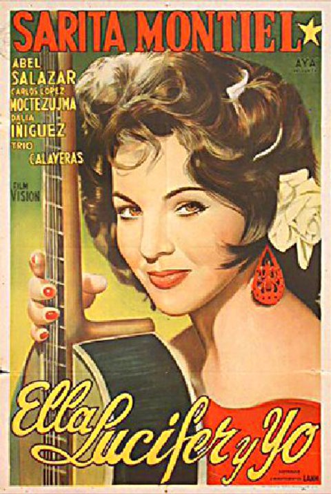Ella, Lucifer y yo Original 1952 Argentine Movie Poster