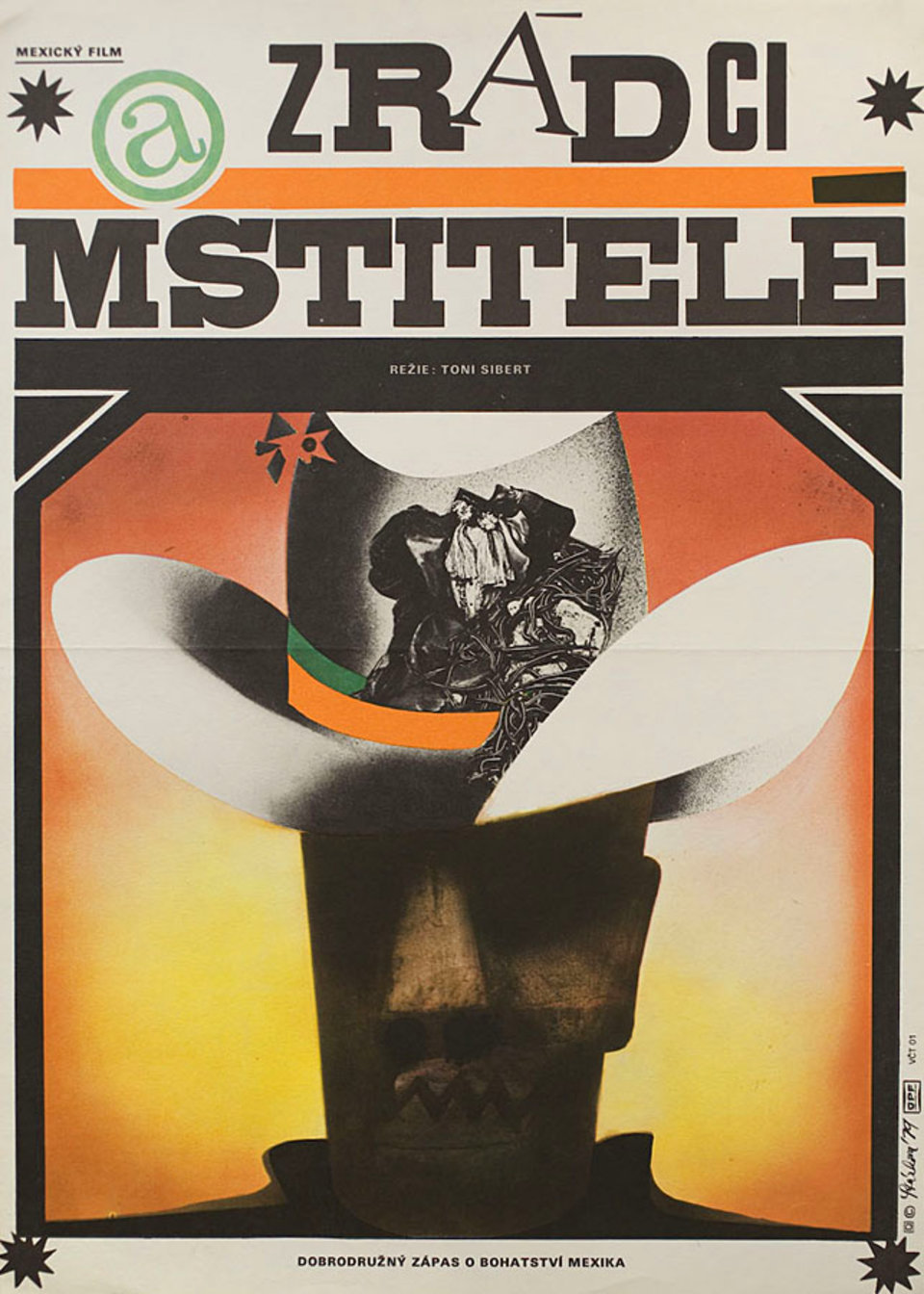 En defensa propia Original 1979 Czech A3 Movie Poster