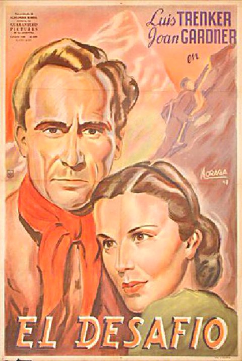 The Challenge Original 1938 Argentine Movie Poster