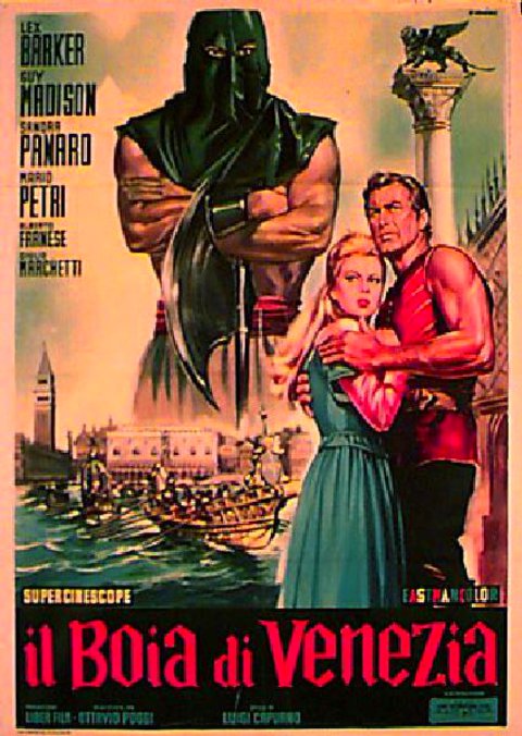 THE EXECUTIONER OF VENICE 1963 Italian Due Fogli Poster