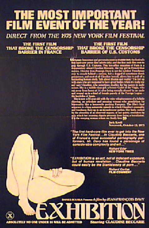 Exhibition Original 1975 U.S. One Sheet Movie Poster