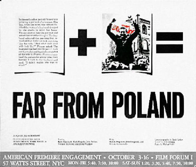 Far from Poland Original 1984 U.S. Movie Poster