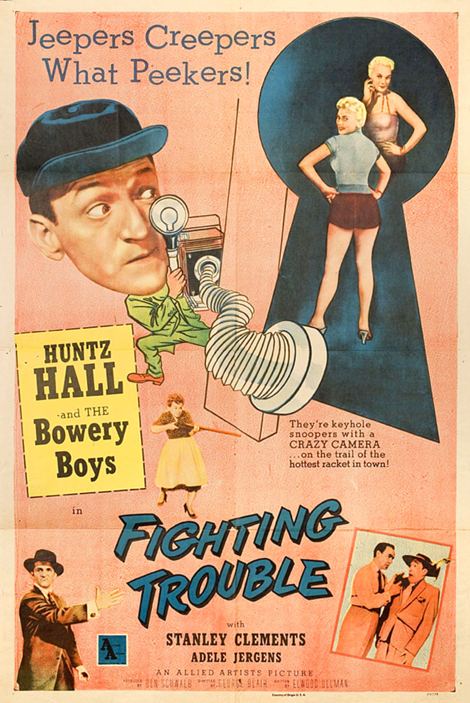 Fighting Trouble Original 1956 U.S. One Sheet Movie Poster