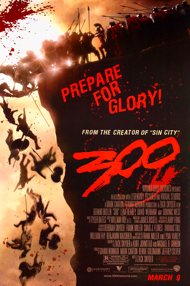 300 Original 2006 U.S. One Sheet Movie Poster