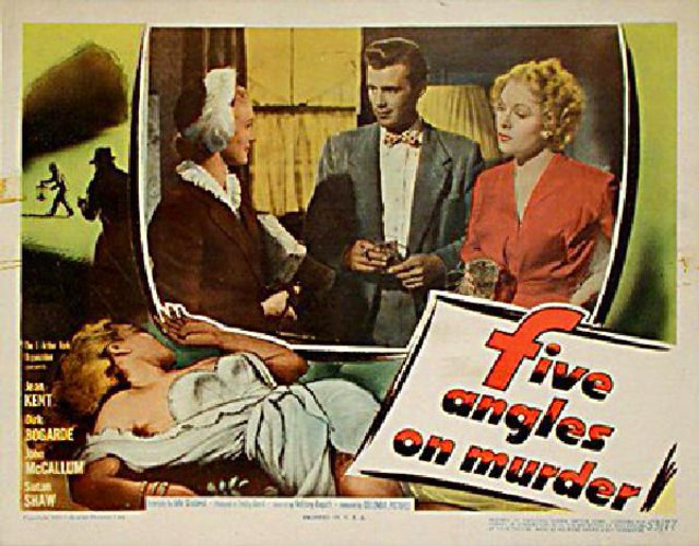 Five Angles on Murder Original 1953 U.S. Scene Card