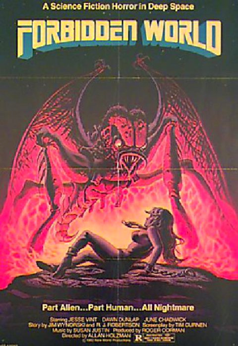 Forbidden World Original 1982 U.S. One Sheet Movie Poster