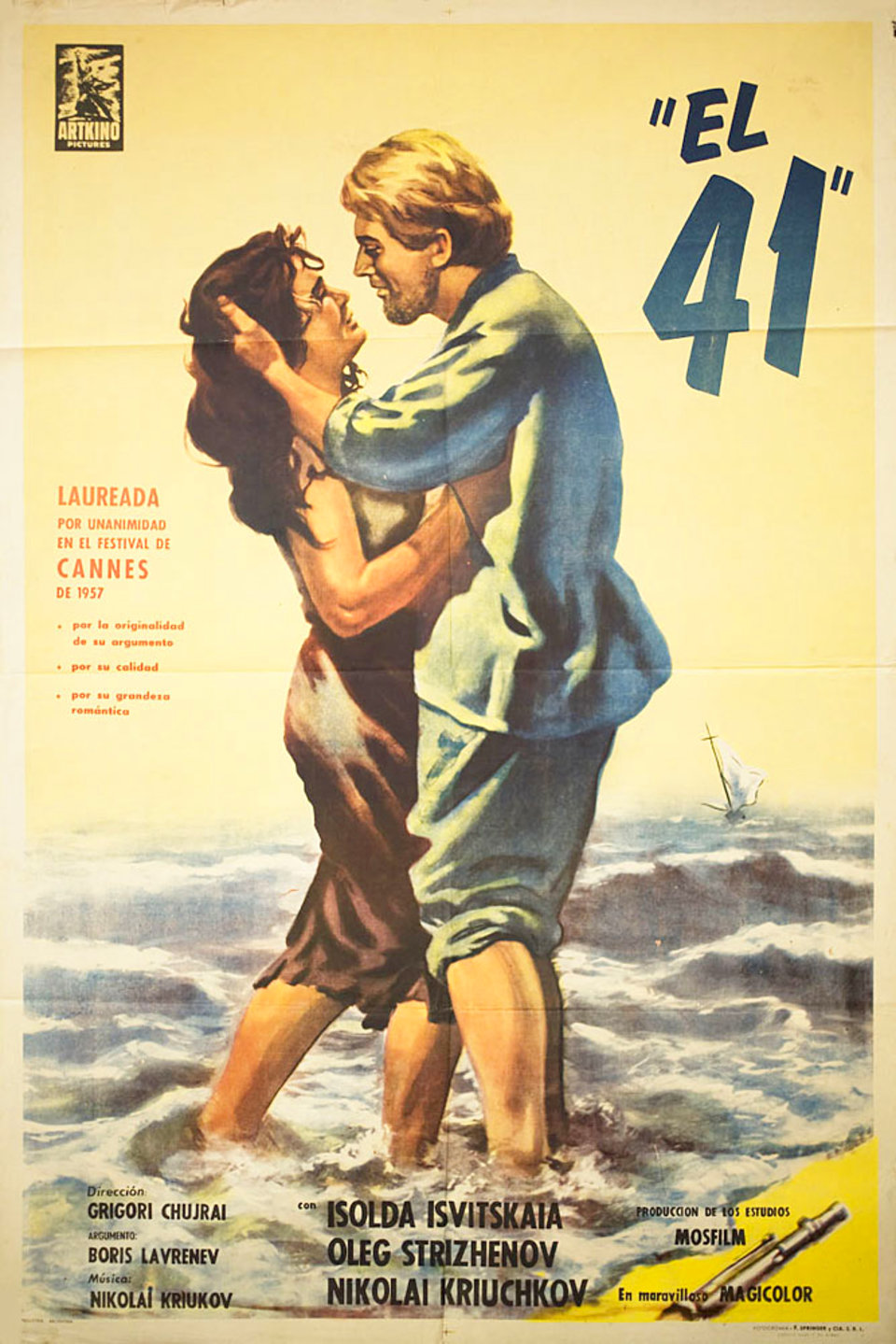 The Forty-first Original 1956 Argentine Movie Poster