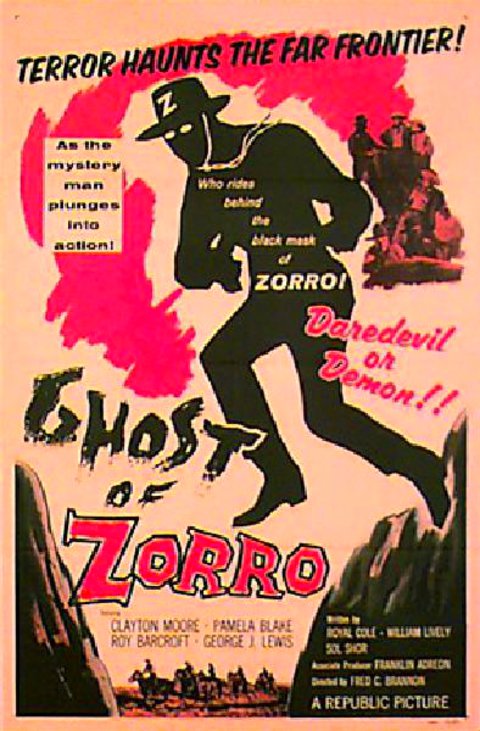 Ghost of Zorro Original R1959 U.S. One Sheet Movie Poster