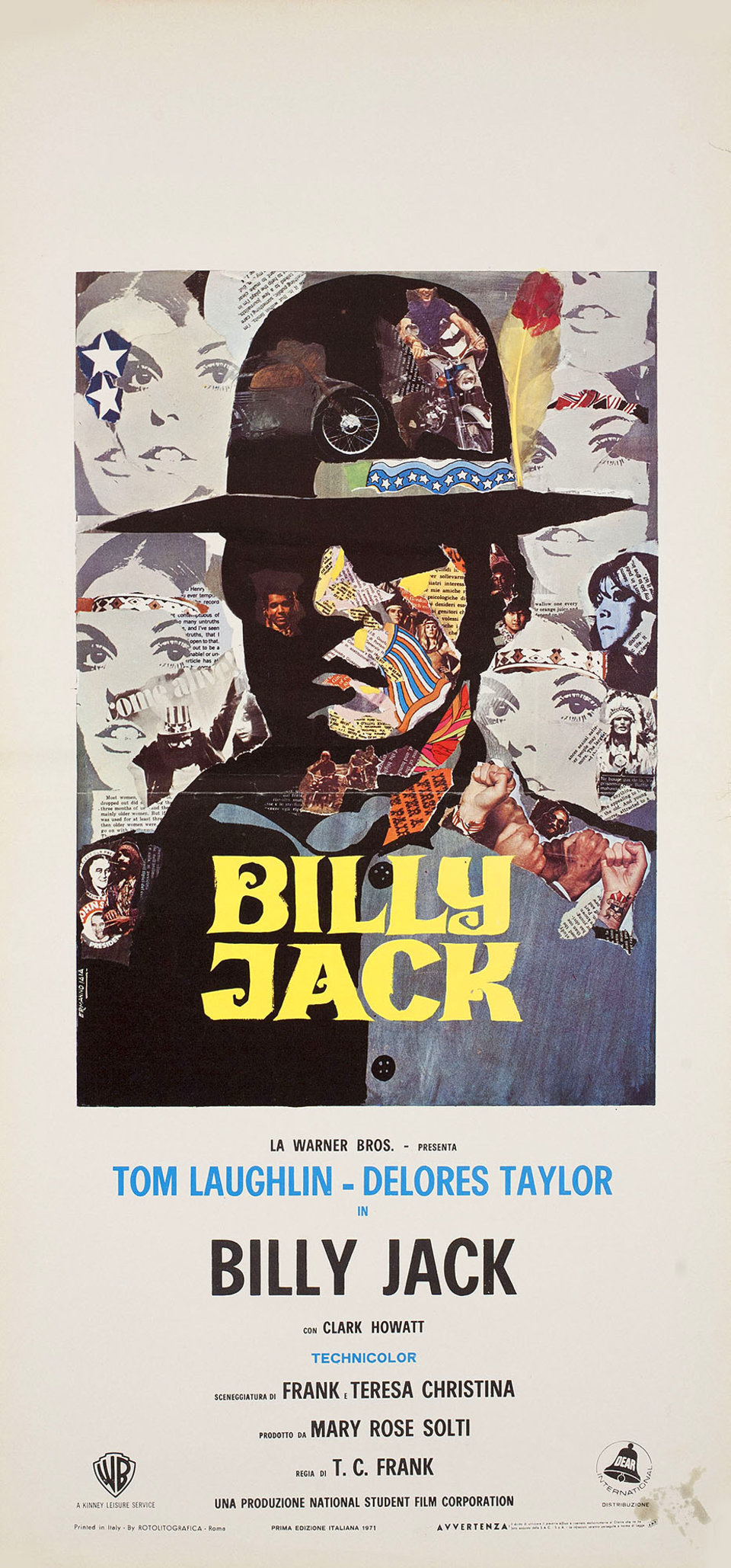 Billy Jack 1971 Italian Locandina Poster