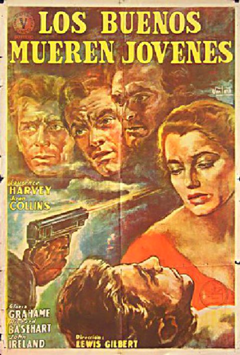 The Good Die Young Original 1954 Argentine Movie Poster