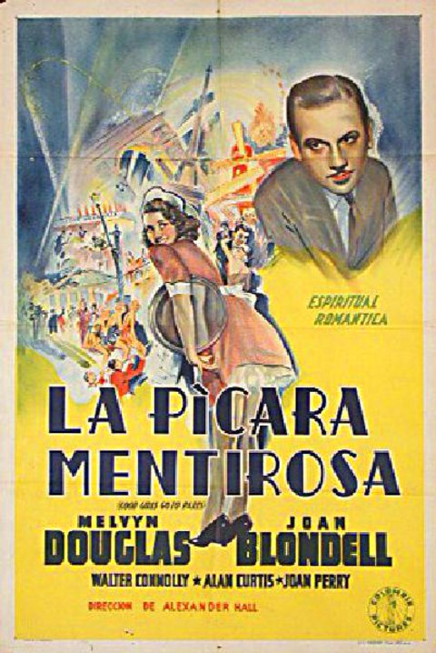 Good Girls Go to Paris Original 1939 Argentine Movie Poster