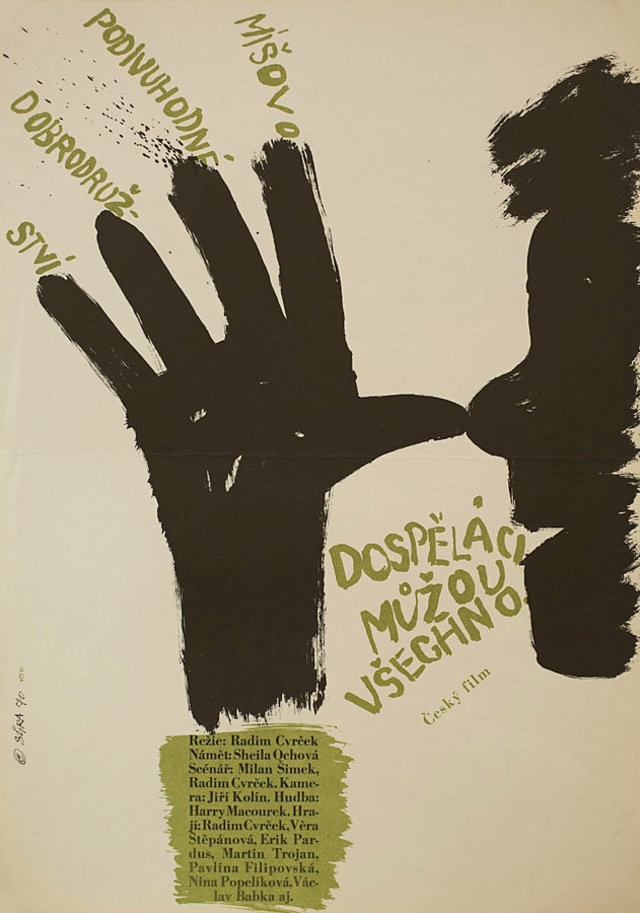 Grownups Are Allowed to Do Everything Original 1969 Czech A3 Movie Poster