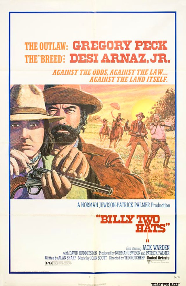 Billy Two Hats Original 1974 U.S. One Sheet Movie Poster