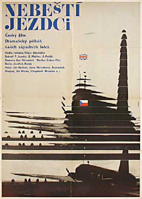 Heaven Riders Original 1968 Czech A1 Movie Poster